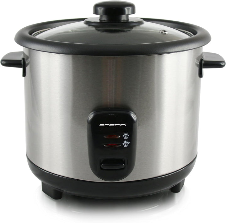 Emerio automatischer Eco Reiskocher, BPA frei, mit 1.5L Volumen, Warmhaltefunktion, Auto Off, Antiha