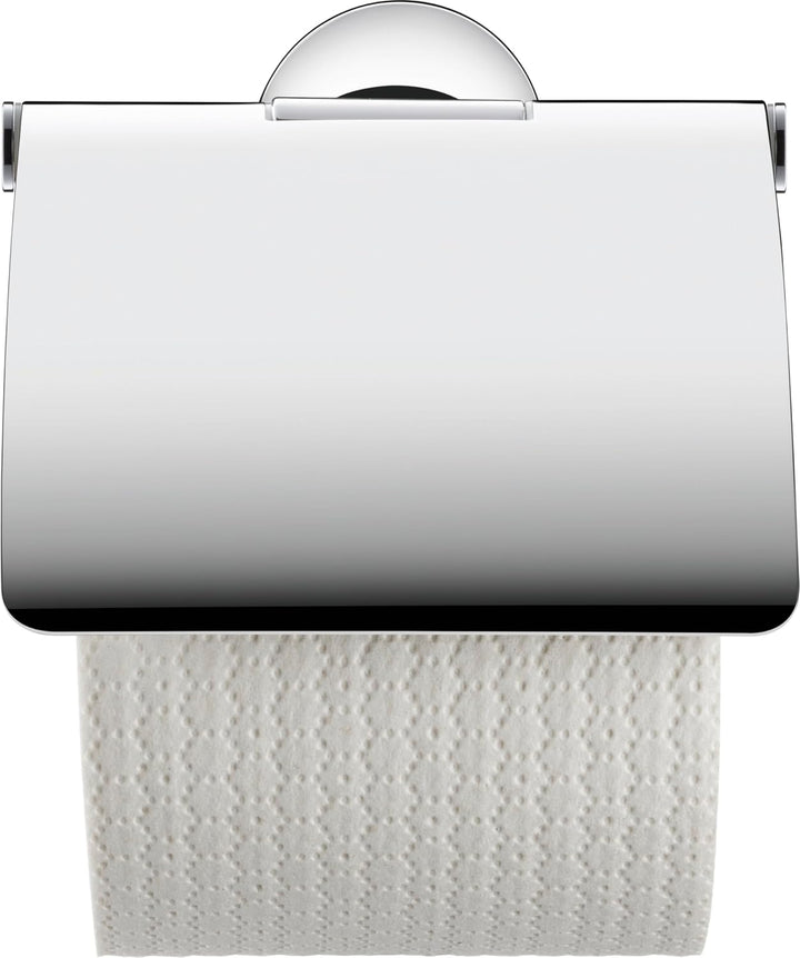 Duravit Papierrollenhalter Starck T, für 1 Rolle, Wandmontage, Chrom mit Deckel für 1 Rolle