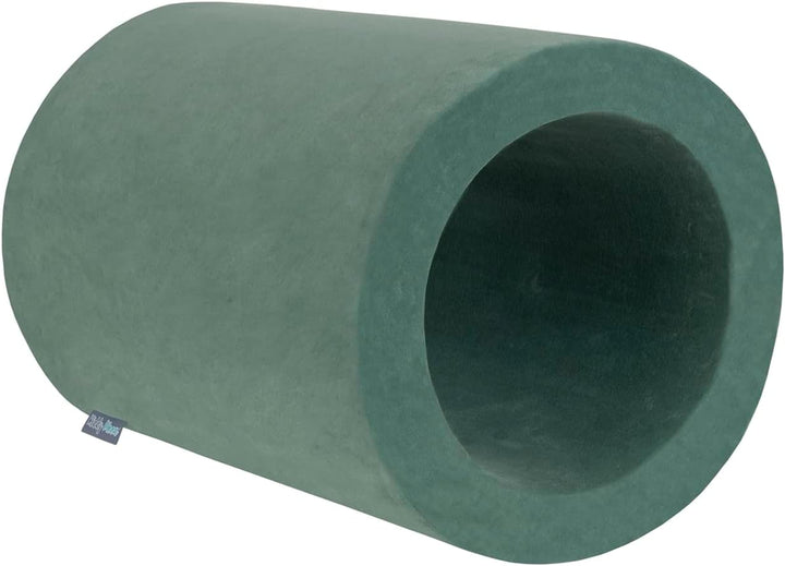 KiddyMoon Spielplatz Velvet Aus Schaumstoff Für Babys Spielbad Hindernisläufen, Fass/Puff/Puff, Wald