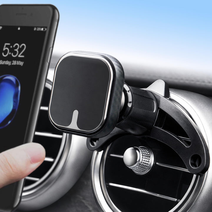 Aigner & Reiter Handyhalterung Auto Magnet für runde Lüftung | Magnethalter fürs Handy für Rundlüfte
