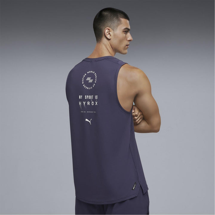 PUMA M PUMA X HYROX DRYELITE TRAINING TANK 528516 Sport Herren XXL Deep Plum, XXL Deep Plum