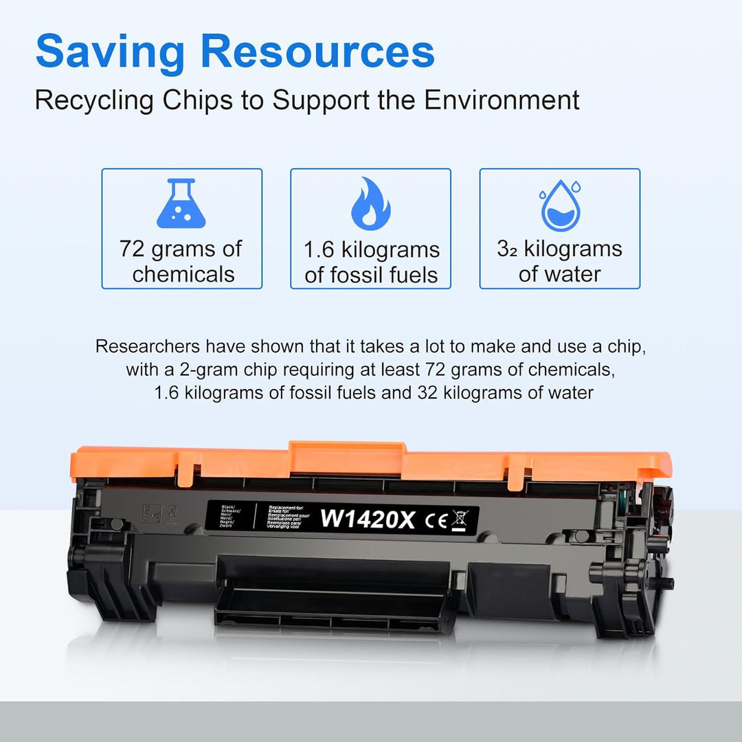 MYCARTRIDGE 142X W1420X Toner (Ohne Chip) Kompatibler für HP 142A 142X Ersatz für HP Laserjet MFP M1