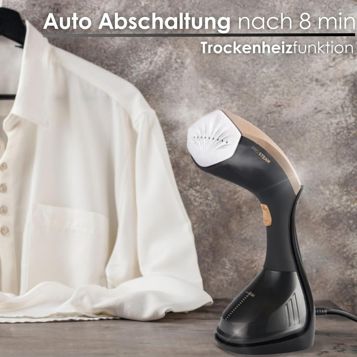 Tragbarer Dampfglätter Kleidung Kompakt Dampfleistung 20g/min Dampfbürste Dampfbügeleisen Hemden Rei