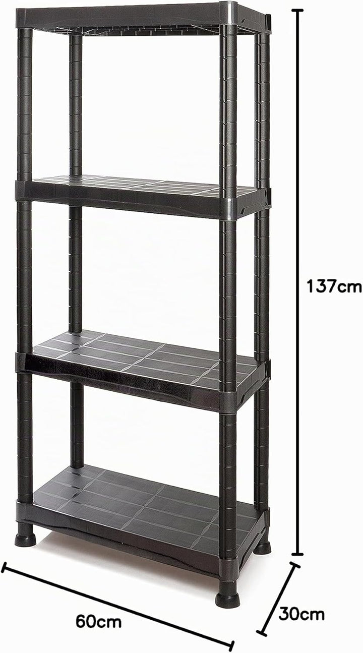 Tayg 634 Bausatz für Kunststoffregal Nr.634 4 Regale 600x300x1370mm, 4 Regale 600x300x1370mm