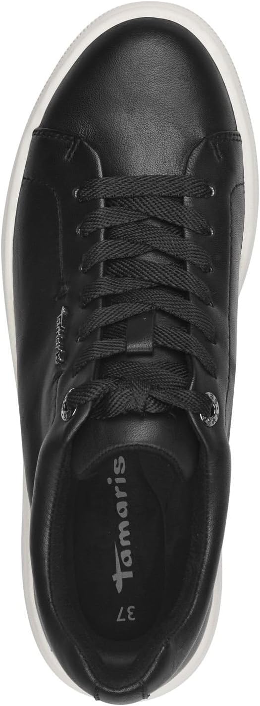 Tamaris Damen Sneaker Leder 39 EU 0a3, 39 EU 0a3