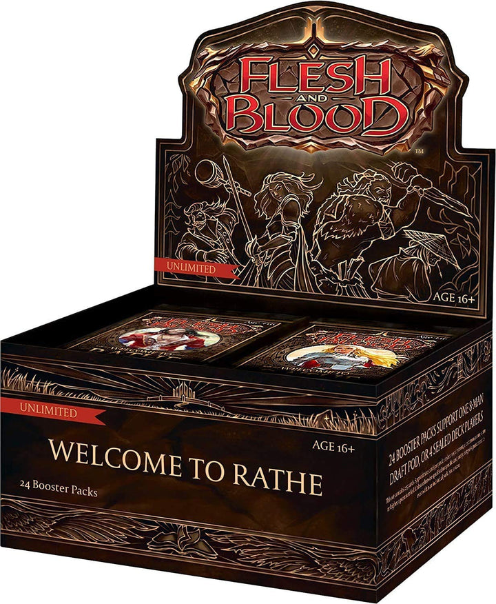 Flesh and Blood – Welcome to Rathe Unlimited Booster Box (24 Packungen)