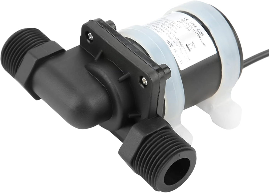 AUNMAS Booster-Wasserpumpe, JT-750 700L/H Mini DC Wasserumwälzpumpe mit Geringem Geräuschpegel und E