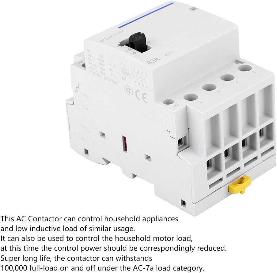 AC-Schütz, BCH8-63M 24V 4P 63A Super energiesparend für die Haushaltsindustrie mit manuellem Steuers