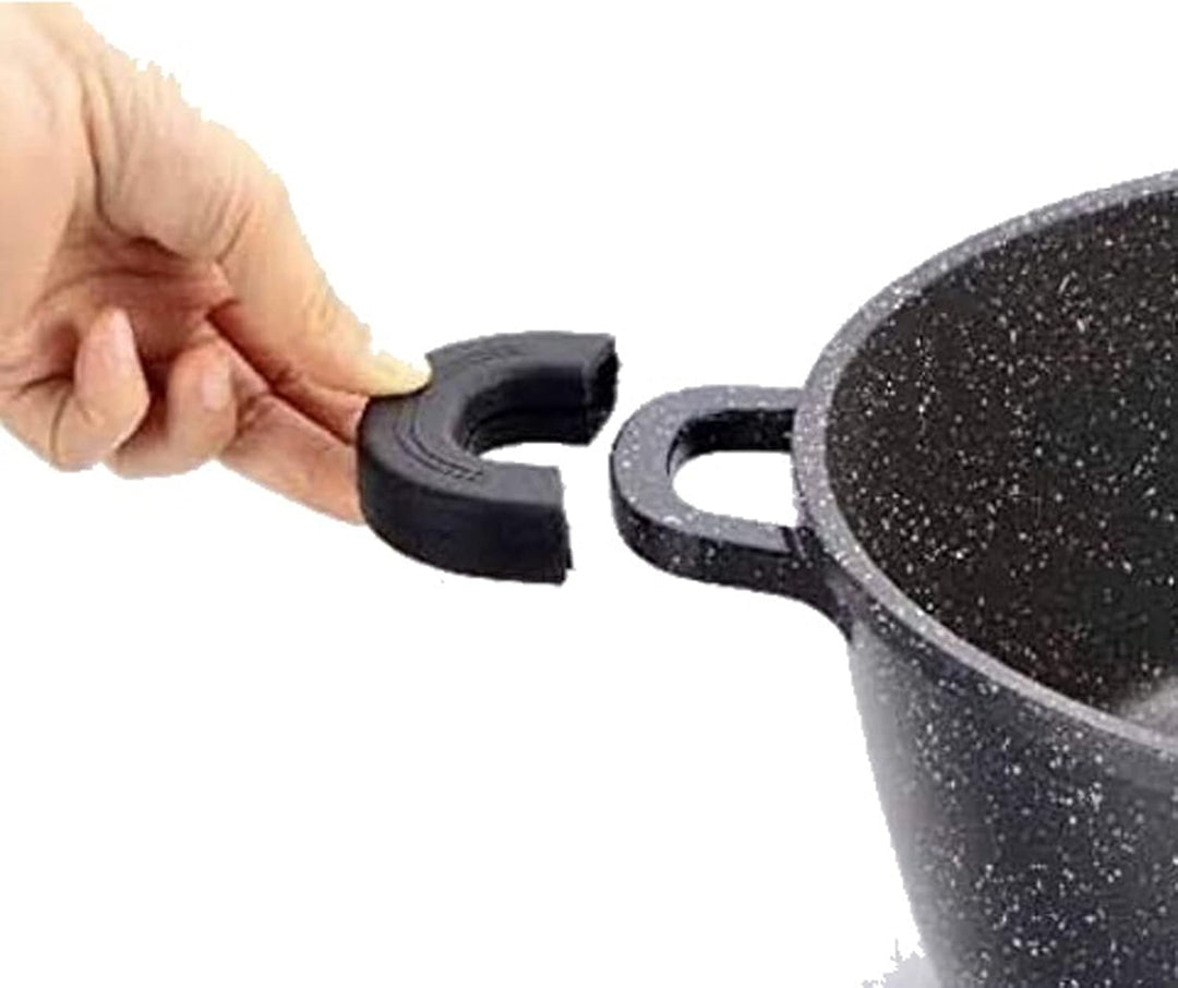 Kochtopf 6 L Suppentopf 28 cm Aluminiumguss Fleischtopf Antihaft Milchtopf Pastatopf Gemüsetopf Schm