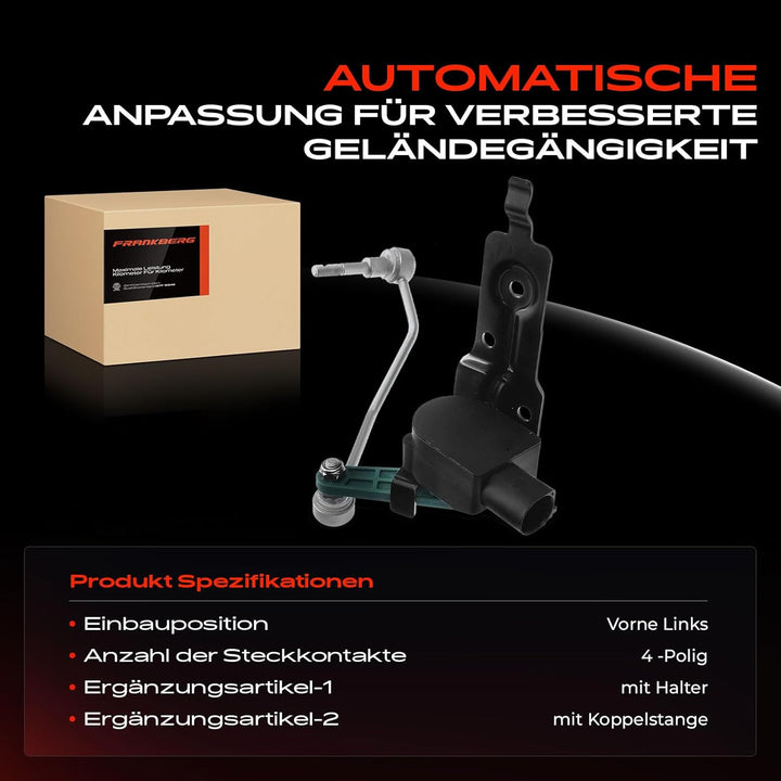 Niveausensor Luftfederung Vorne Links für A6 Avant Allroad 4F2, C6 4F5, C6 4FH, C6 2.0L 2.4L 2.7L 2.
