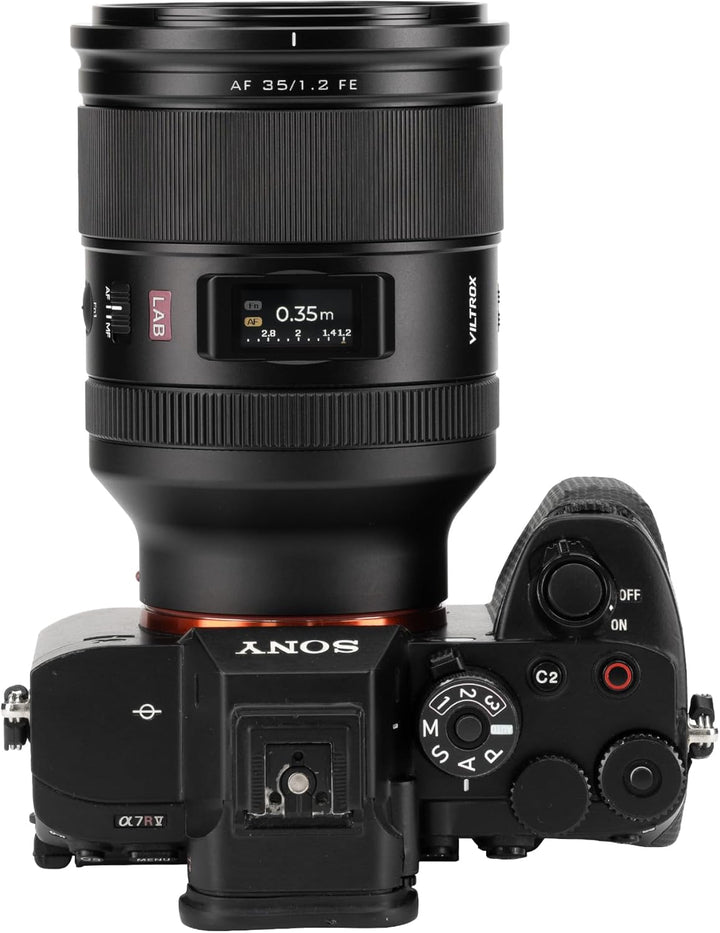 VILTROX 35mm f/1.2 FE, AF 35mm F1.2 LAB FE Objektiv für Sony e Mount, Vollformat F1.2 Prime Objektiv