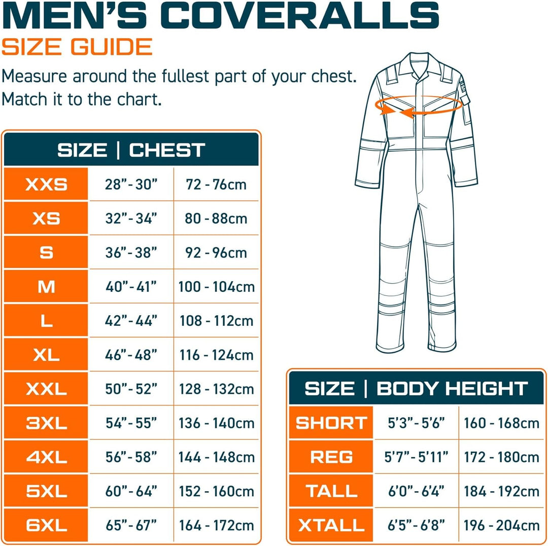 Portwest FR21 Leichter Anti-Statik Flammenresistenter Overall Grau S, Grau S