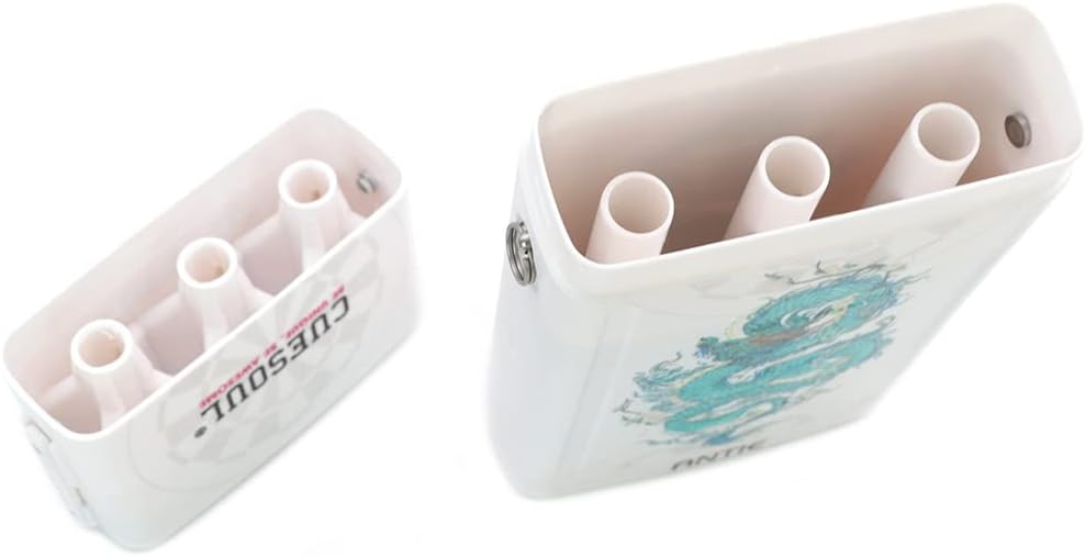 CUESOUL ANTIE Hard Dart Case, Hält 6 Steeldarts/Soft Tip Darts und zusätzliches Zubehör, mit Vier my