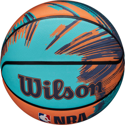 Wilson Unisex-Youth NBA Drv Pro Streak 7 Blau / Orange, 7 Blau / Orange