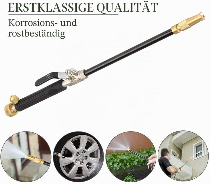 Remedare Hydro Jet Deep Hochdruck-Hochdruckreiniger mit Messing-Gartenschlauchende, 2 D¨¹sen f¨¹r di