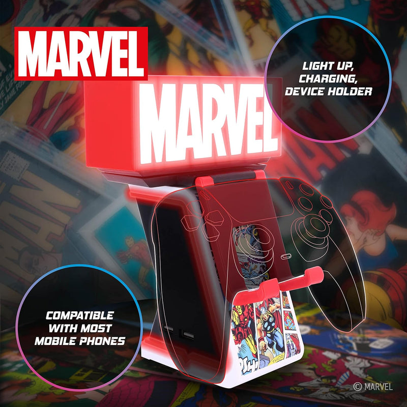 Cable Guys Ikon Charging Stand - Marvel Comics Gaming Accessories Holder & Phone Holder for Most Con