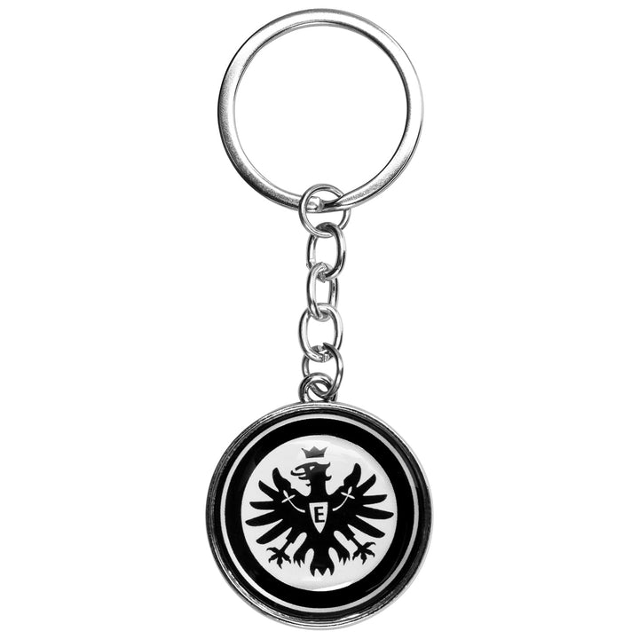 Eintracht Frankfurt Schlüsselanhänger LOGO SCHWARZ