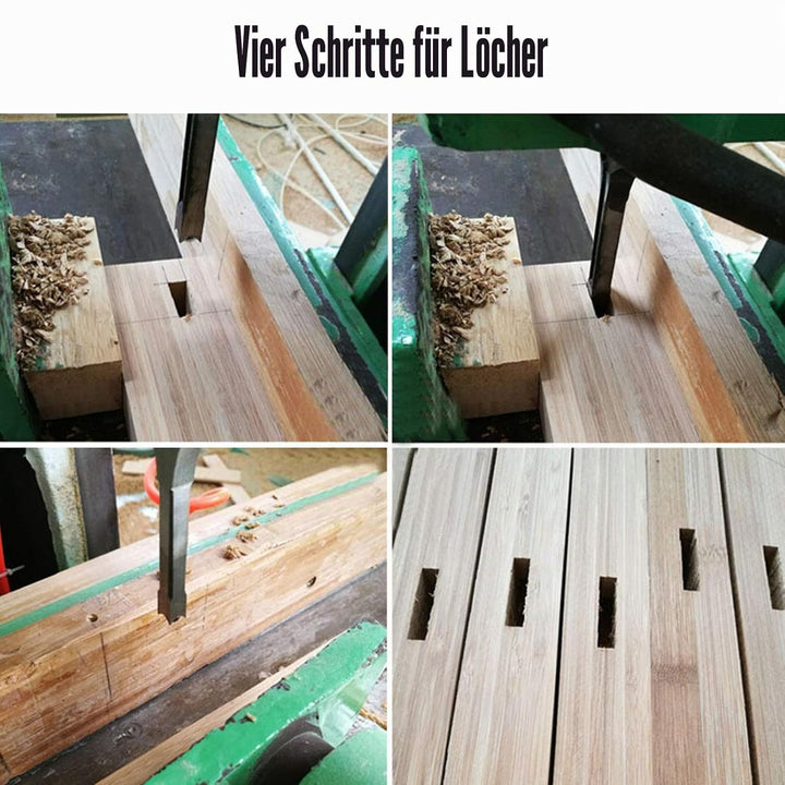 20mm Vierkantloch-Einsteckmeisselbohrer, Lager Stahl Holzbearbeitung Vierkantlochbohrer-Fräser