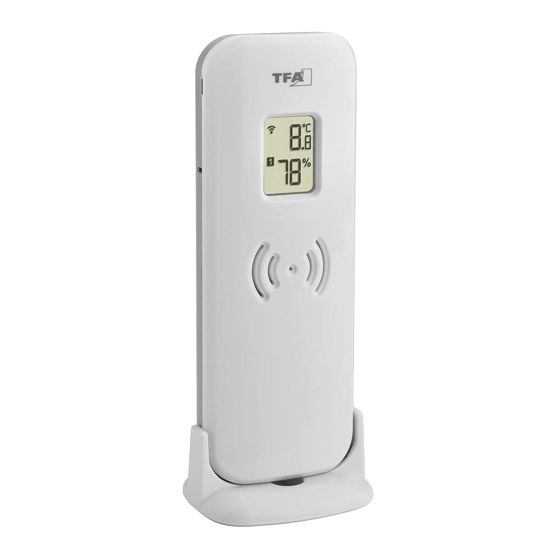 TFA Dostmann RAIN Pro Wetterstation Funk, 35.1160.01, mit Regenmesser und Aussensensor, Wettervorher