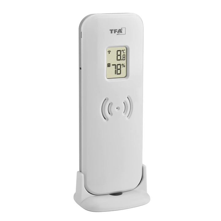 TFA Dostmann RAIN Pro Wetterstation Funk, 35.1160.01, mit Regenmesser und Aussensensor, Wettervorher
