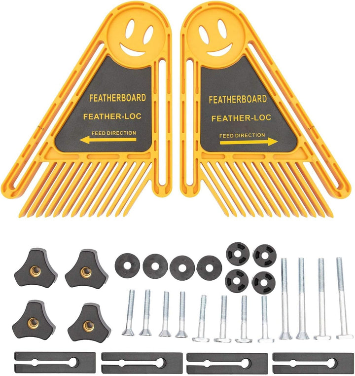Nachar Doppel Federbrettern, Tischsägen-Federbrett- Feder Loc Board Set, Featherboard Tischsäge Push