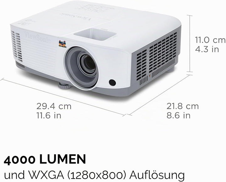 Viewsonic PA503W 3D Heimkino DLP Beamer (WXGA, 3.600 ANSI Lumen, HDMI, 2 Watt Lautsprecher, 1.1x opt