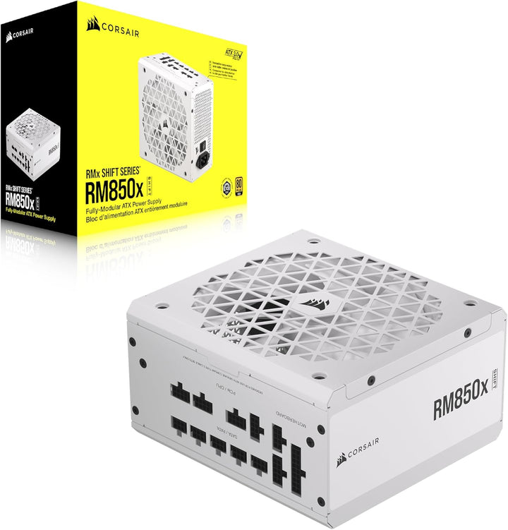 Corsair RM850x SHIFT Vollmodulares ATX-Netzteil - Modulare Seitenschnittstelle - ATX 3.1- & PCIe 5.1