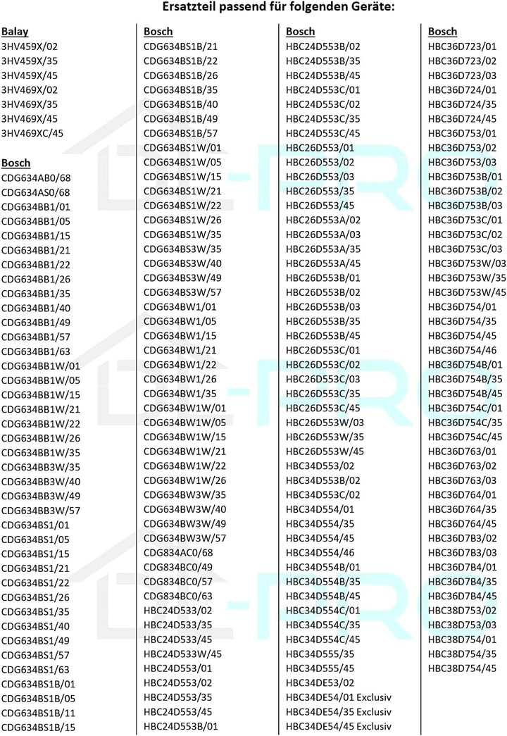 DL-pro Wassertankreparatursatz für Bosch Siemens 12004156 Reparaturset für Wassertank für Dampfgaröf