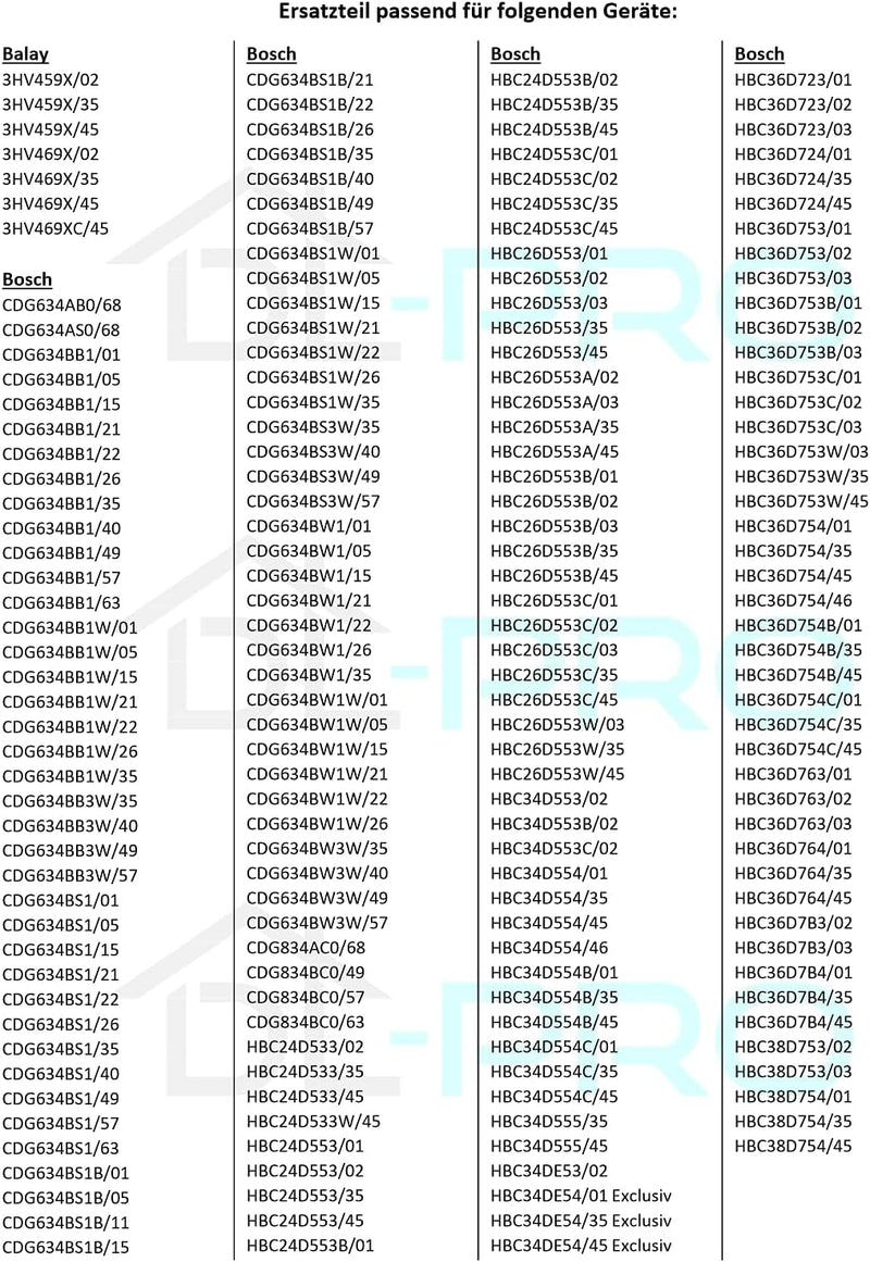 DL-pro Wassertankreparatursatz für Bosch Siemens 12004156 Reparaturset für Wassertank für Dampfgaröf
