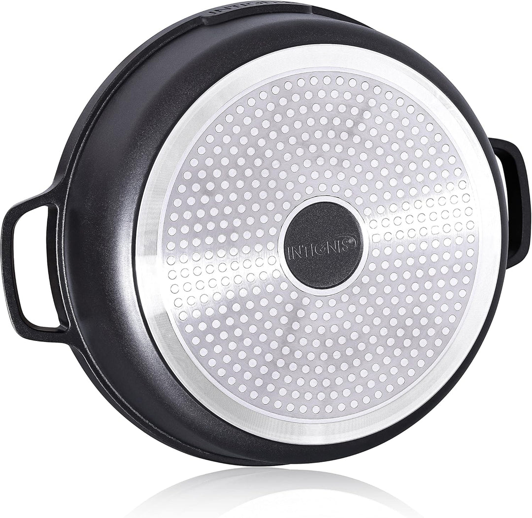 Tajine Topf Induktion 28cm / 4,2L – Marokkanischer Tagine Guss-Aluminium – Ofenfest &amp; für alle Herda