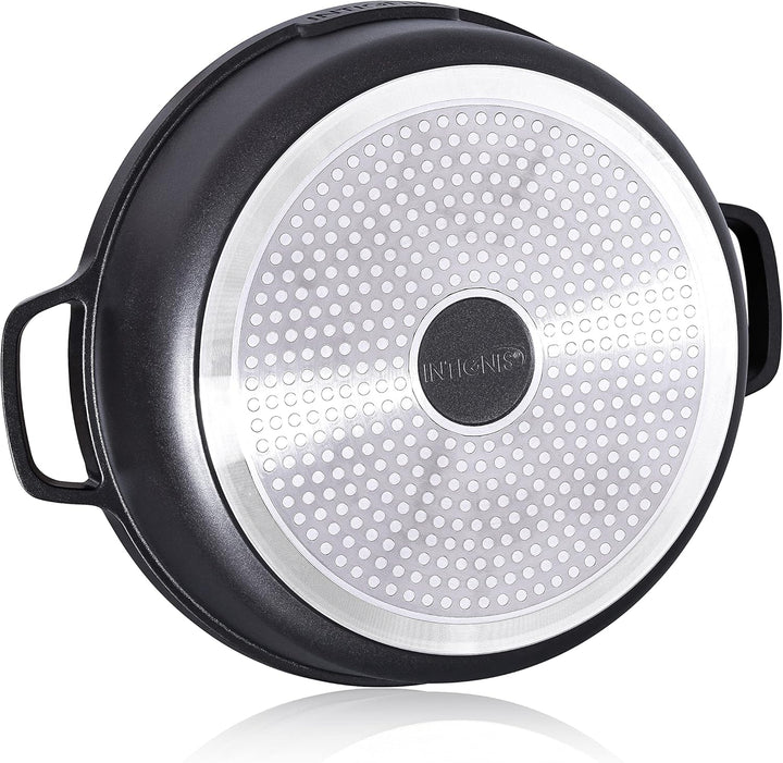 Tajine Topf Induktion 28cm / 4,2L – Marokkanischer Tagine Guss-Aluminium – Ofenfest &amp; für alle Herda