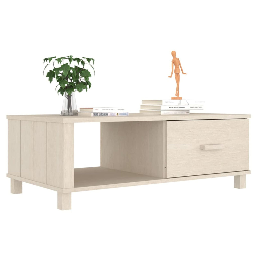 Gecheer Couchtisch mit Schublade Beistelltisch Wohnzimmertisch Kaffeetisch Sofatisch Teetisch Massiv