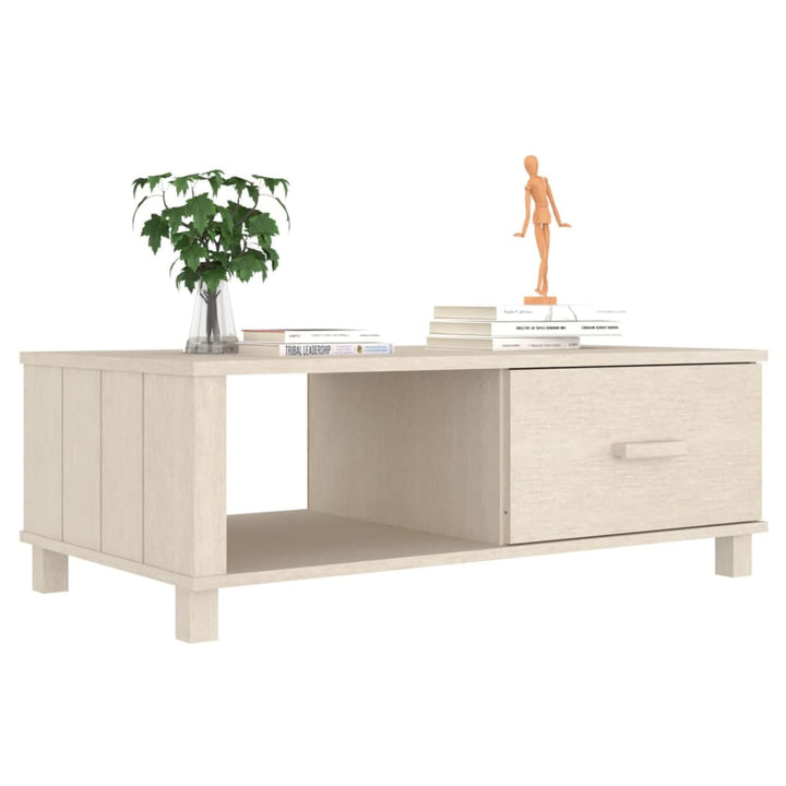 Gecheer Couchtisch mit Schublade Beistelltisch Wohnzimmertisch Kaffeetisch Sofatisch Teetisch Massiv