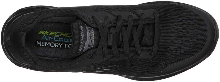Skechers Herren Dyna-air-pellandKlassische und professionelle Schuhe 40 EU Black Mesh Synthetic Blac
