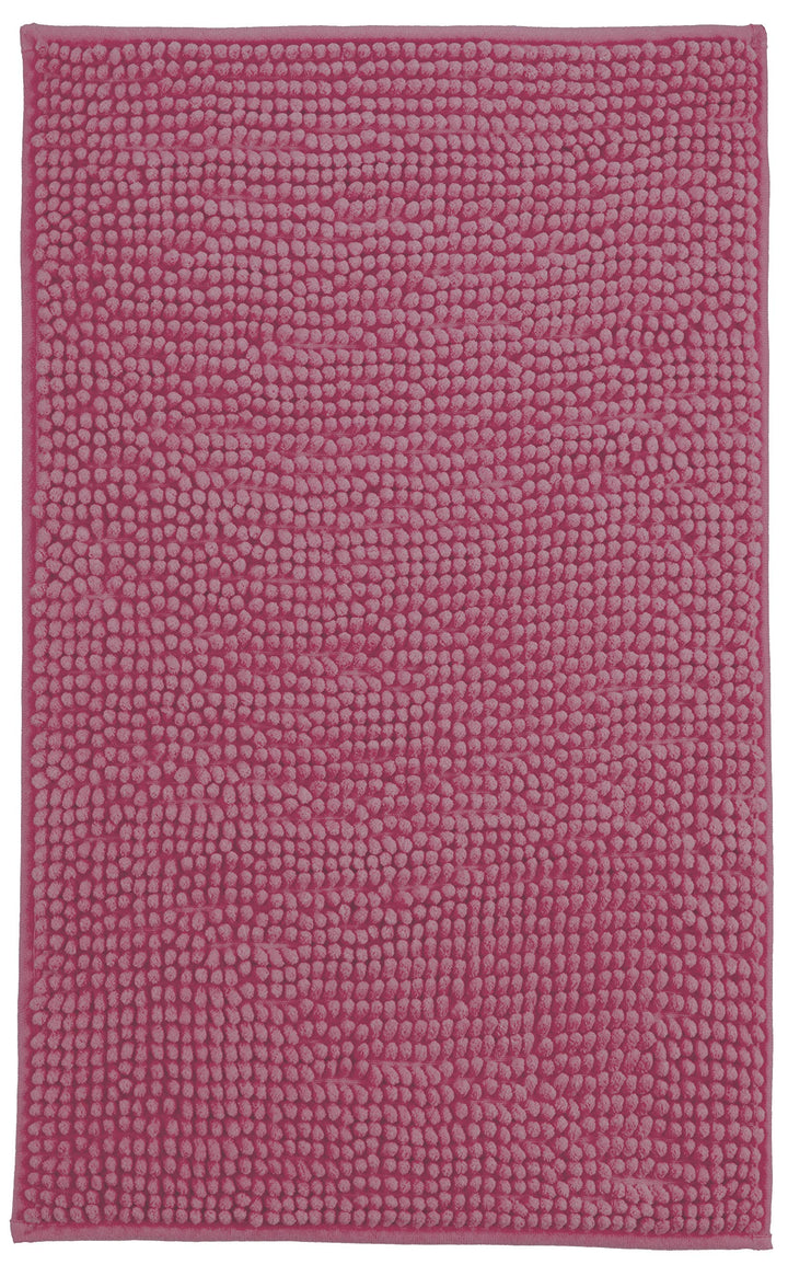 Brandsseller Moderne Chenille Badmatte Duschmatte Badeteppich im Shaggy Style (70x120 cm, Lila) 70x1