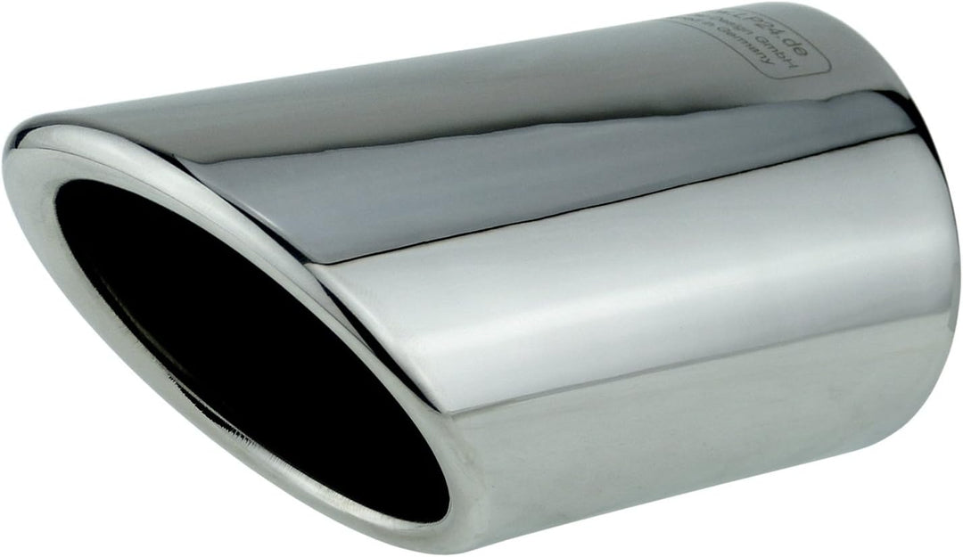 L&amp;P A298 2 Auspuffblenden Auspuffblende Edelstahl spiegel poliert Plug&amp;Play Chrom Endrohrblenden End