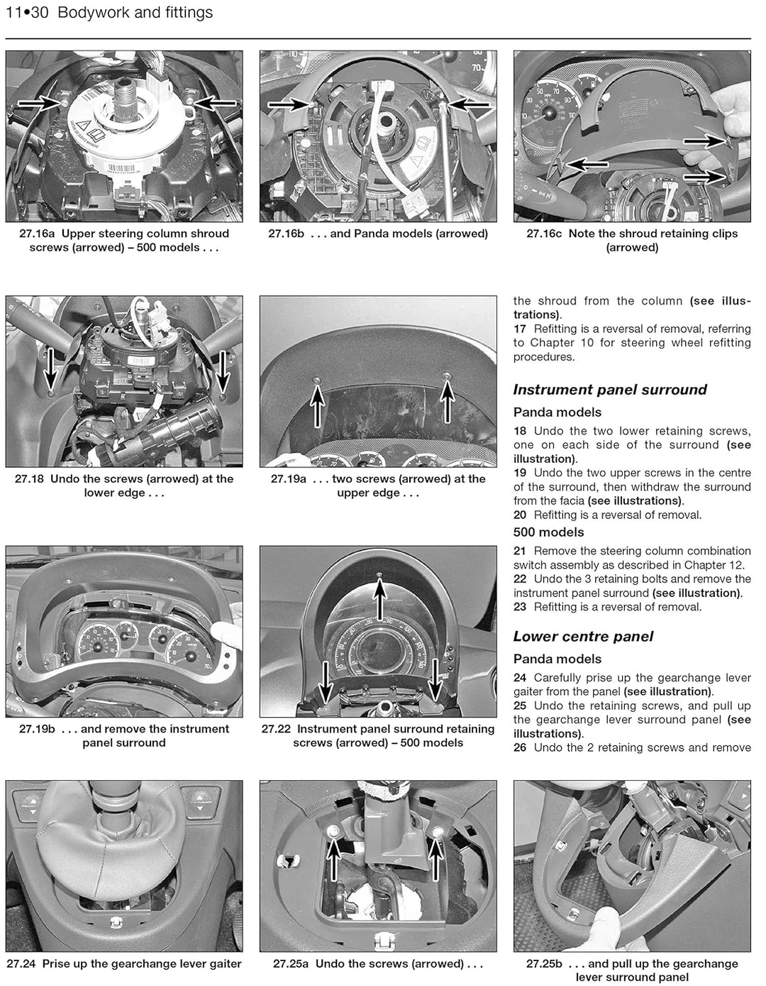 Fiat 500 & Panda (04 - 12) Haynes Repair Manual, Taschenbuch