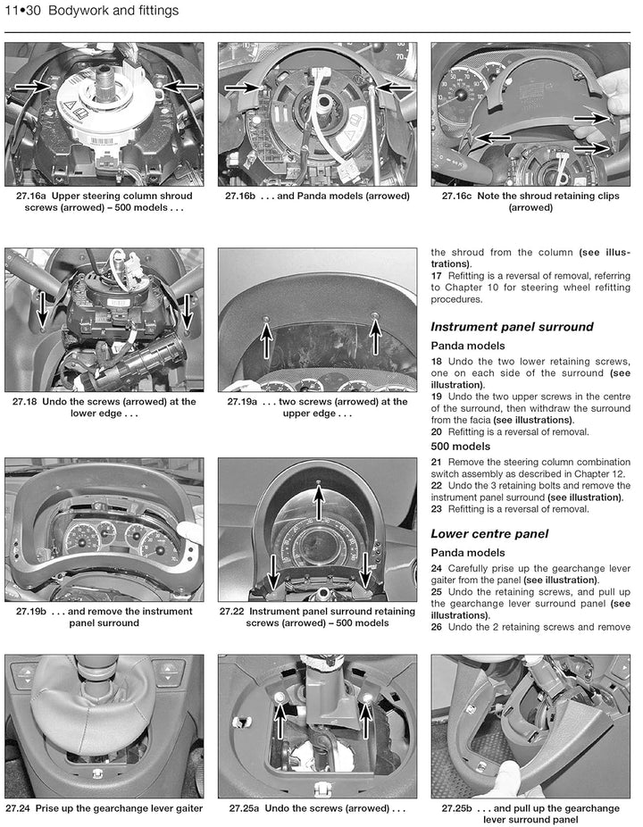 Fiat 500 & Panda (04 - 12) Haynes Repair Manual, Taschenbuch