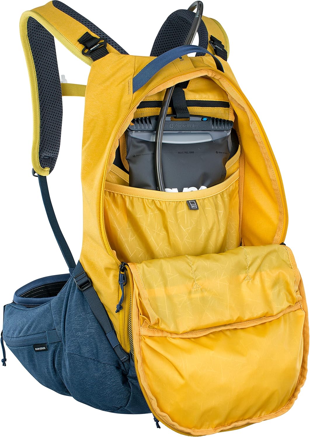 EVOC TRAIL PRO 16l Protektor Rucksack für Tagestouren & Trailriding, Fahrradrucksack (Backpack mit L