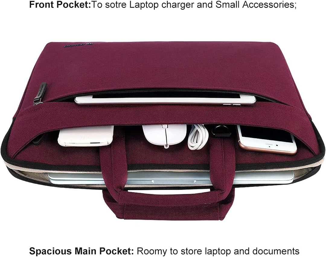 DOMISO 17 Zoll Wasserdicht Laptop Tasche Aktentasche Schultertasche Notebooktasche Business für 17-1
