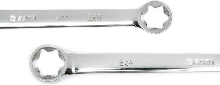 SATA ST09012SJ Doppelringschlüssel, Ringschlüssel, Schraubenschlüssel E-Profil für Aussen-Torx Schra