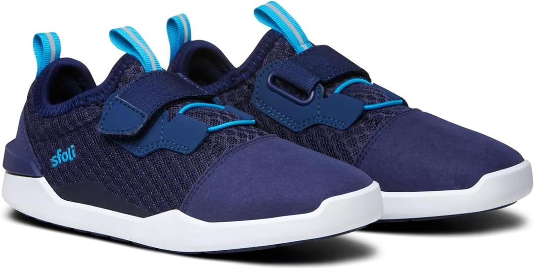 sfoli sporti Everyday Sneaker für aktive Kids, breiter Zehenbereich, flexibel Grösse 30-40 35 EU Sch