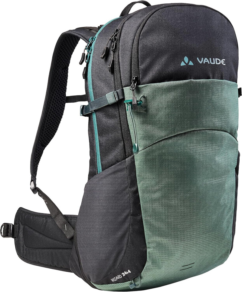 VAUDE Unisex Wizard 24+4 Rucksäcke20-29L Einheitsgrösse Black/Dusty Forest, Einheitsgrösse Black/Dus