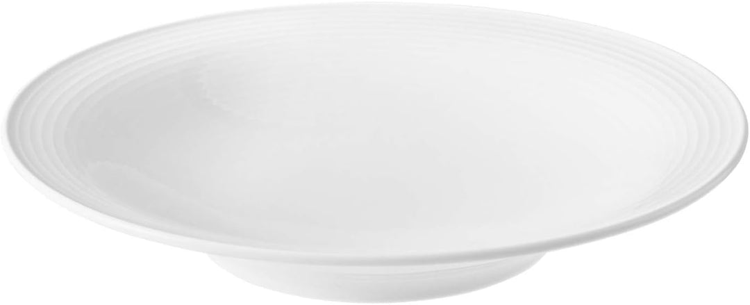 Seltmann Weiden 2 x Suppenteller rund 22,5 cm Beat Weiss uni