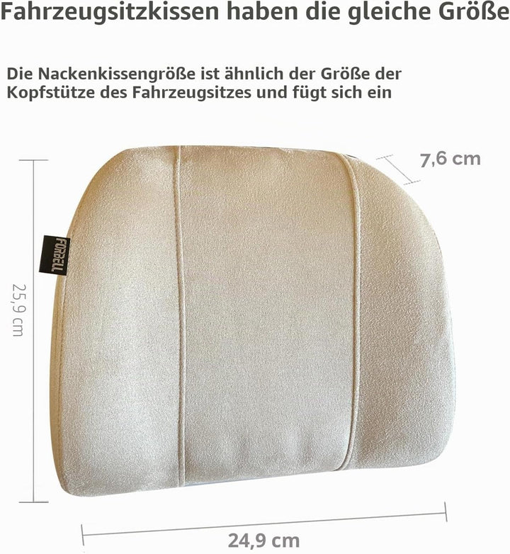 Forbell Auto Kopfstütze Nackenkissen Zubehör Kissen Memory Baumwolle Autozubehör Kopfstütze Kissen K