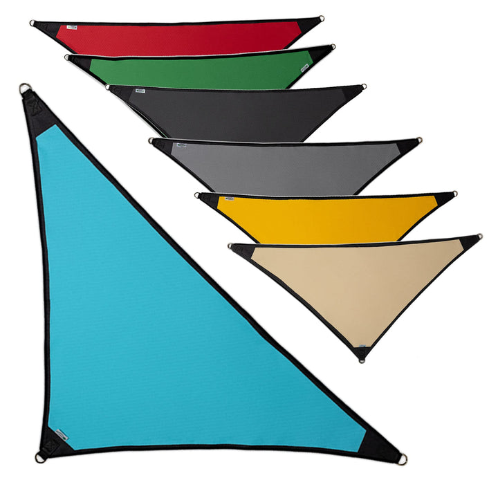 freigarten.de Sonnensegel Wasserdicht Sonnenschutz 100% Schutz vor UV dreieckig 1,6m x 1,6m x 2,2m B