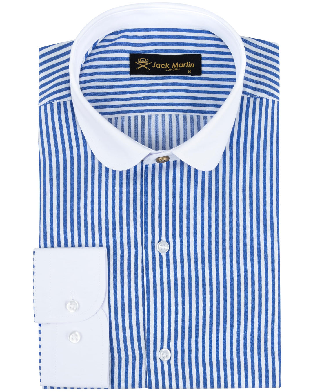 Jack Martin London Hemd mit Rundkragen für Herren | Slim-Fit-Businesshemden & Freizeithemden mit Run