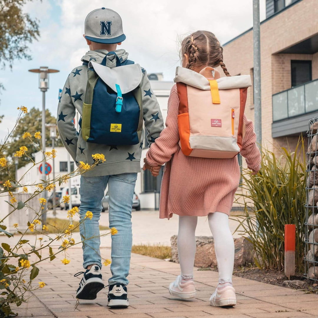 Johnny Urban Rucksack Kinder Mädchen & Jungen Grün - Junior Liam - Kinderrucksack mit Brustgurt - Au
