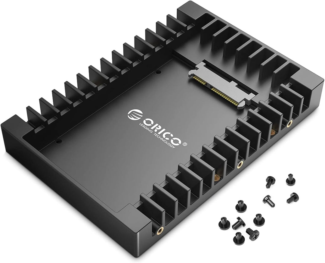 [2 Stück] ORICO 2,5" auf 3,5" interner Festplattenadapter Konverter Einbaurahmen Wechselrahmen, für