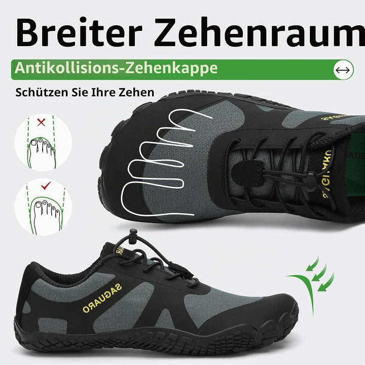 SAGUARO Herren Damen Barfussschuhe Wanderschuhe Traillaufschuhe Minimalistische Outdoor Wassersports